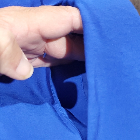 COS Deep Blue Maxi Dress with Ruffle Accent - Picture 10 of 10